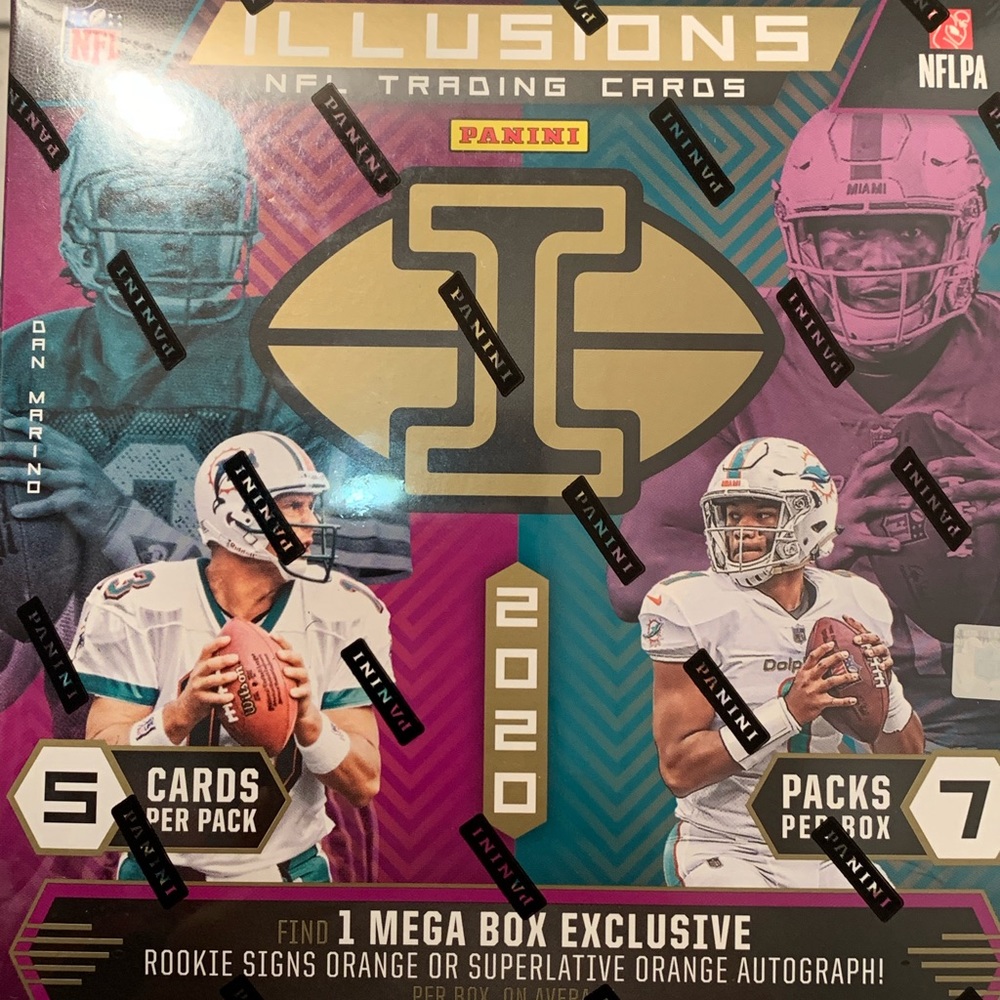 2020 Panini Illusions NFL Football MEGA BOX Factory Sealed